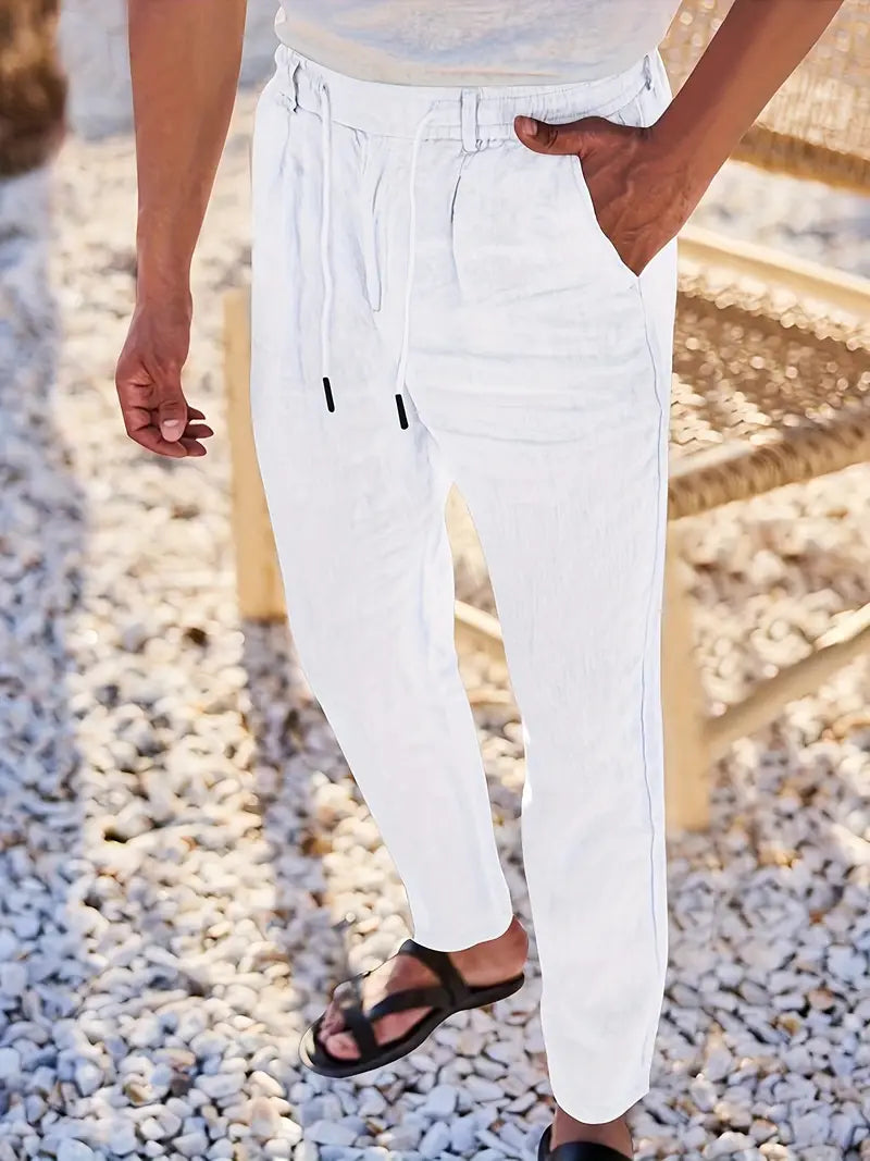 Relaxed Linen Summer Pants
