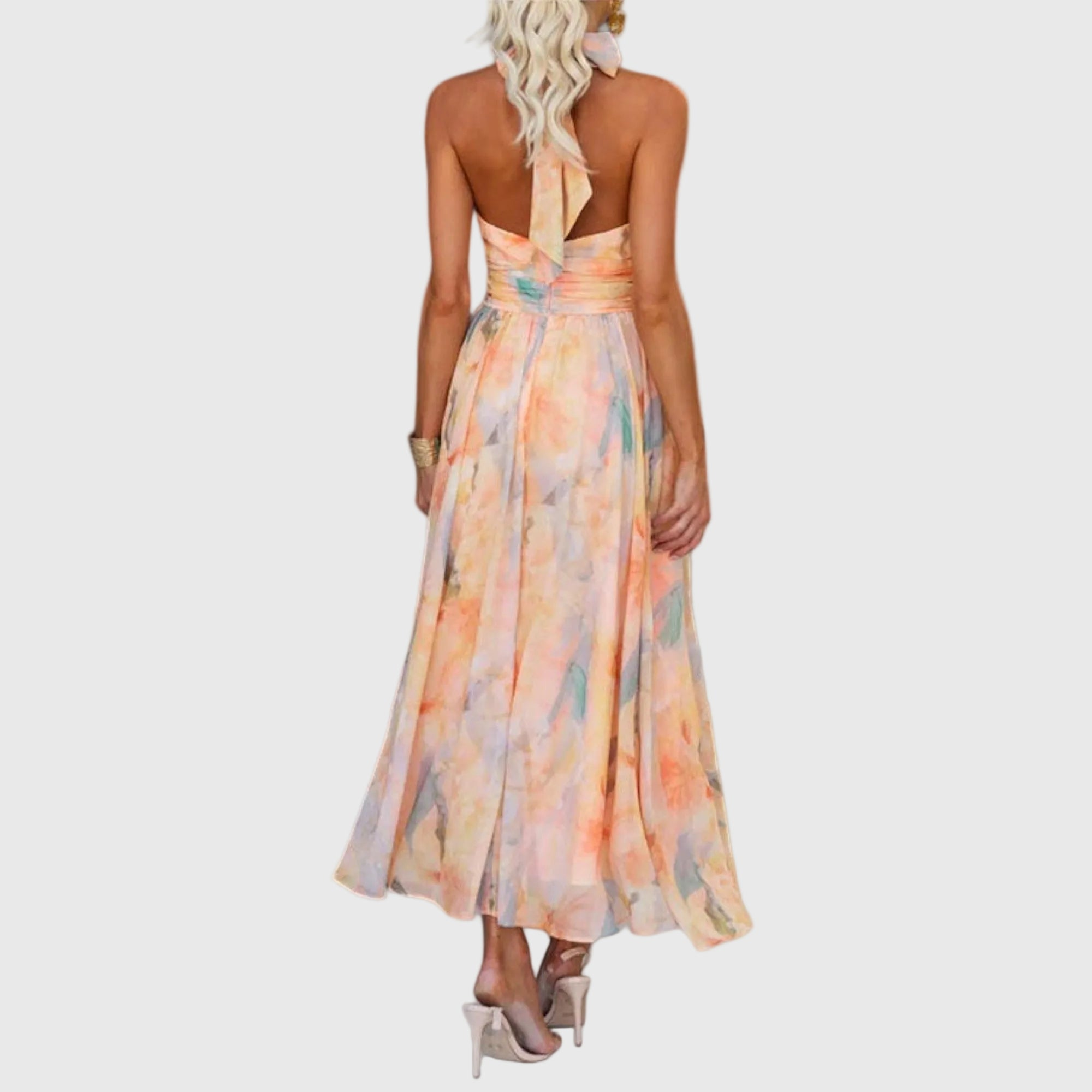 Soft Petal Flow Dress