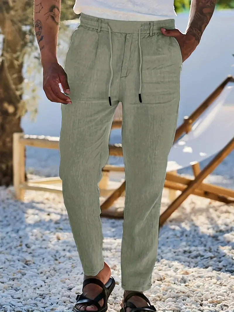 Relaxed Linen Summer Pants