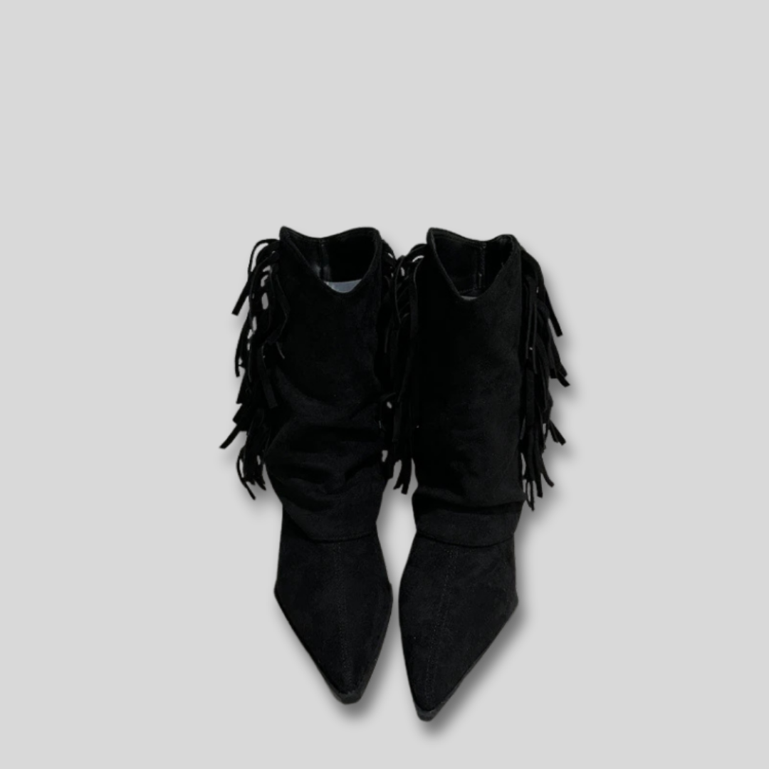 Suede Western Cowboy Boots