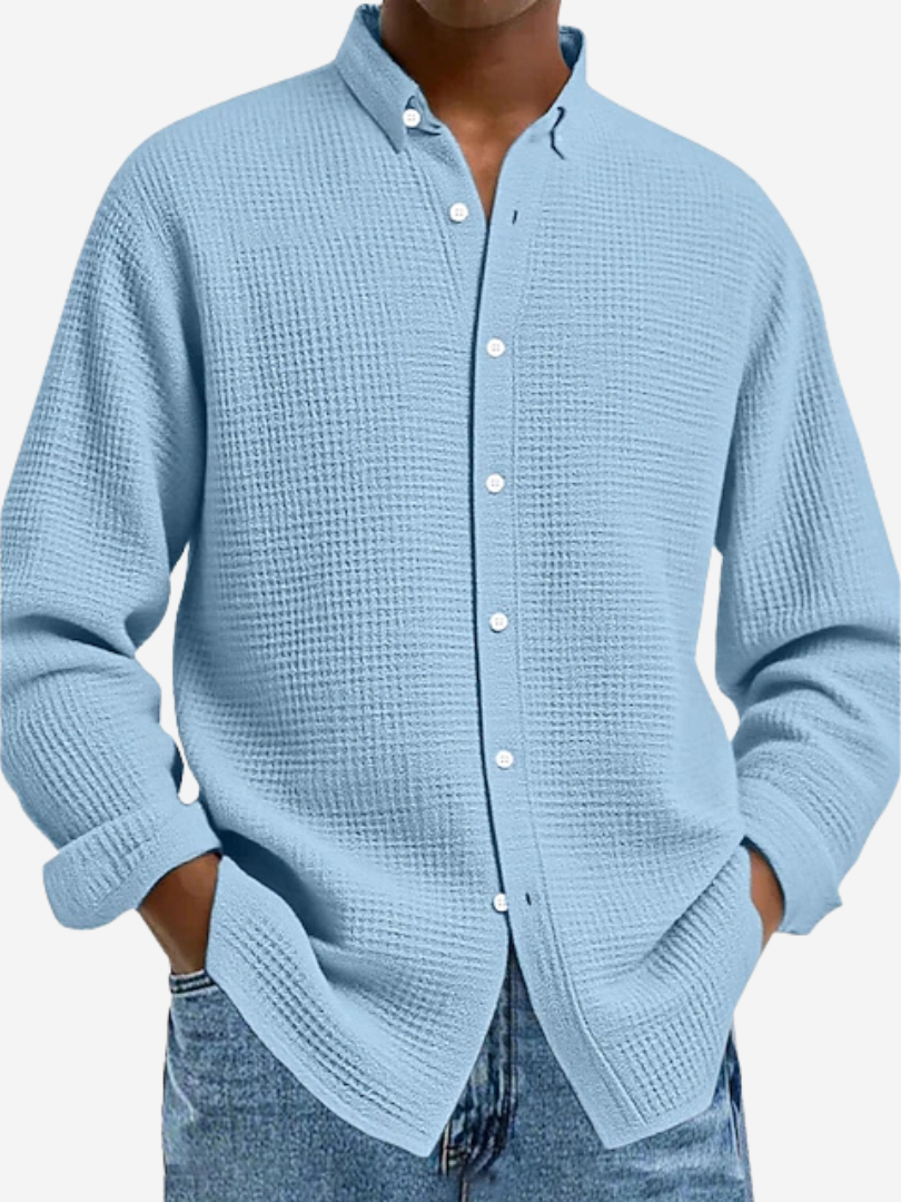 Refined Textured Dress Shirt