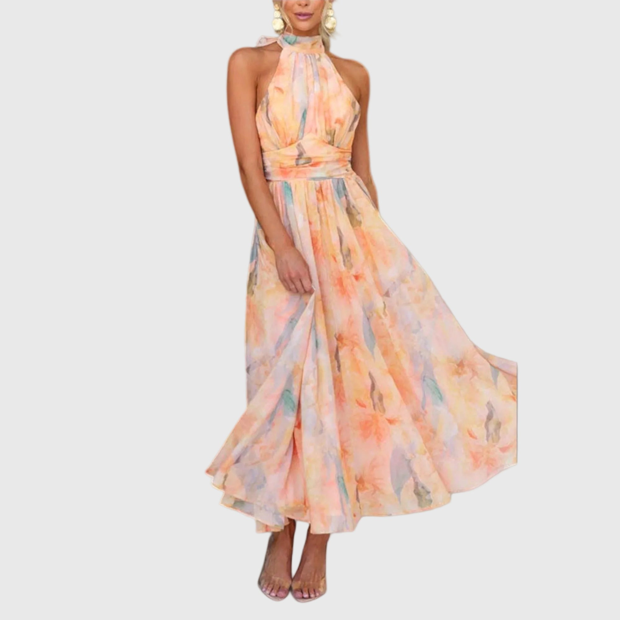 Soft Petal Flow Dress