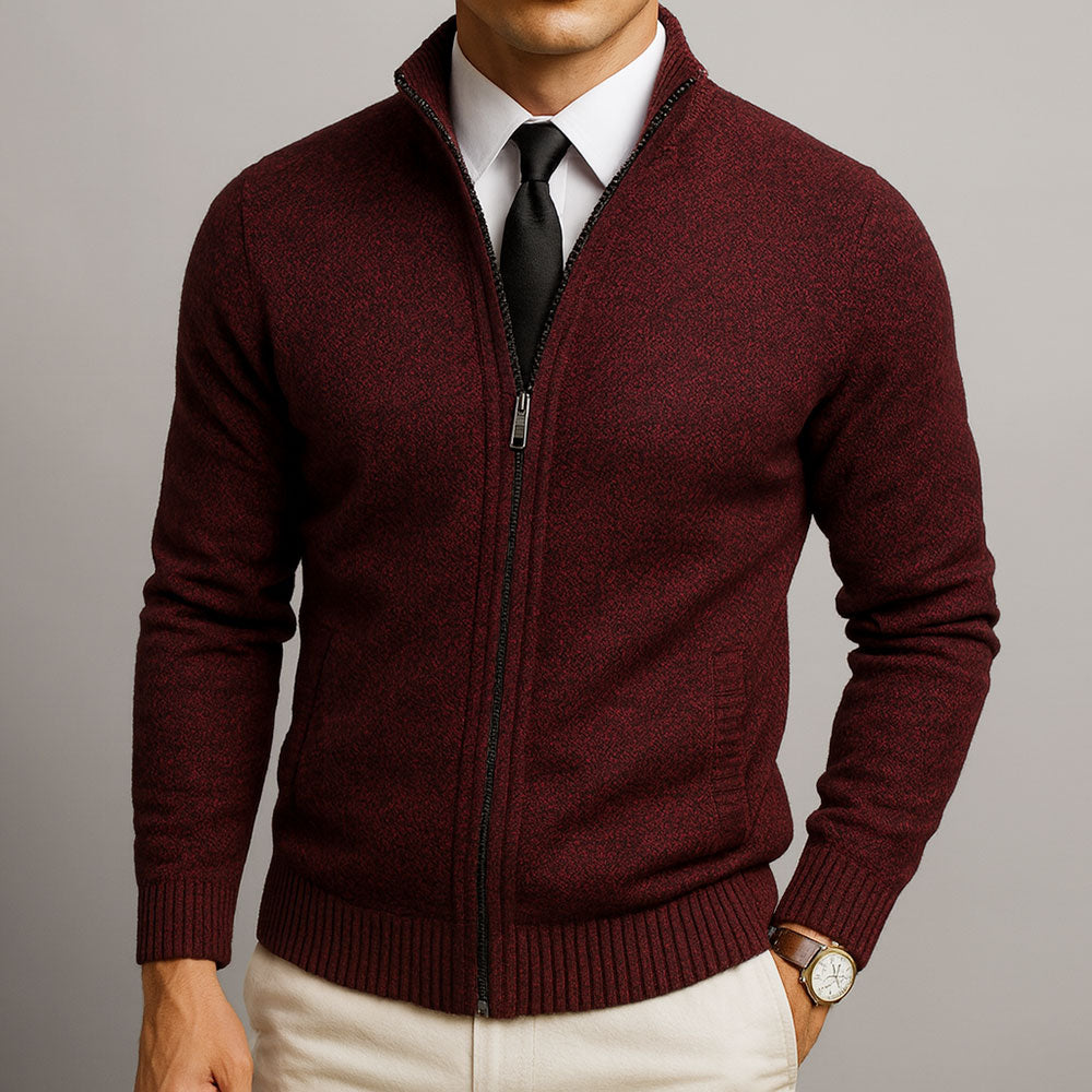 Classic Tailored Knit Cardigan