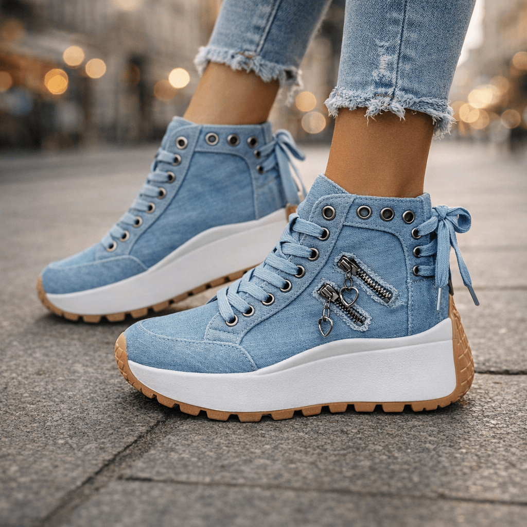 Charm Zip Sneakers