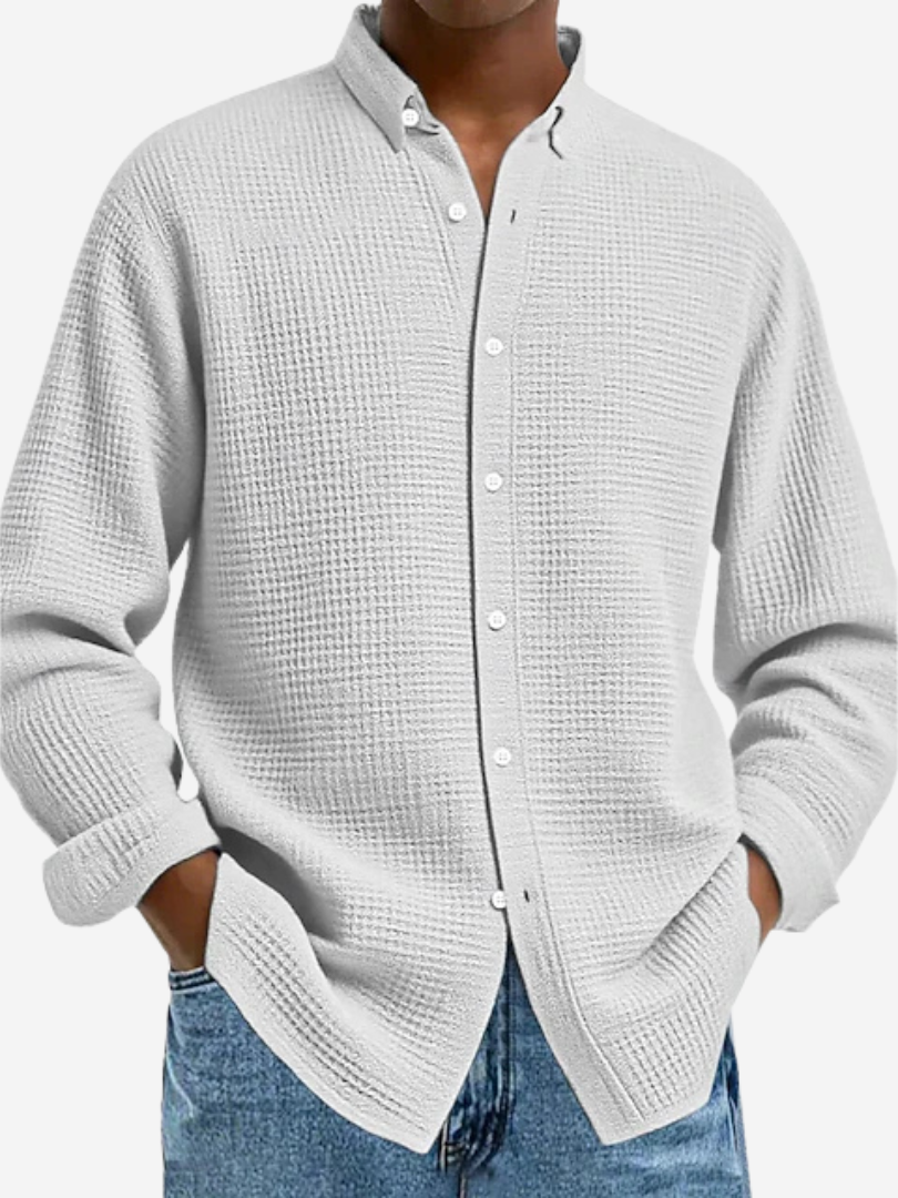 Refined Textured Dress Shirt