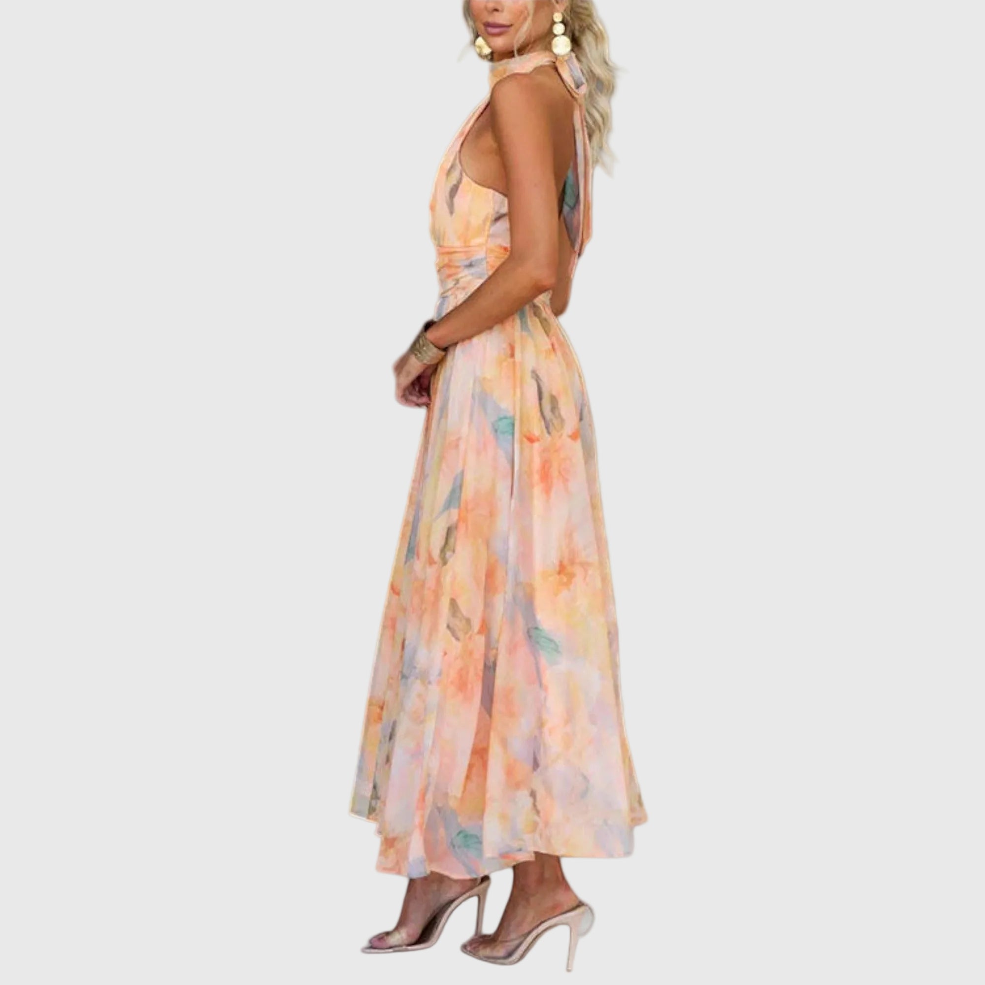 Soft Petal Flow Dress