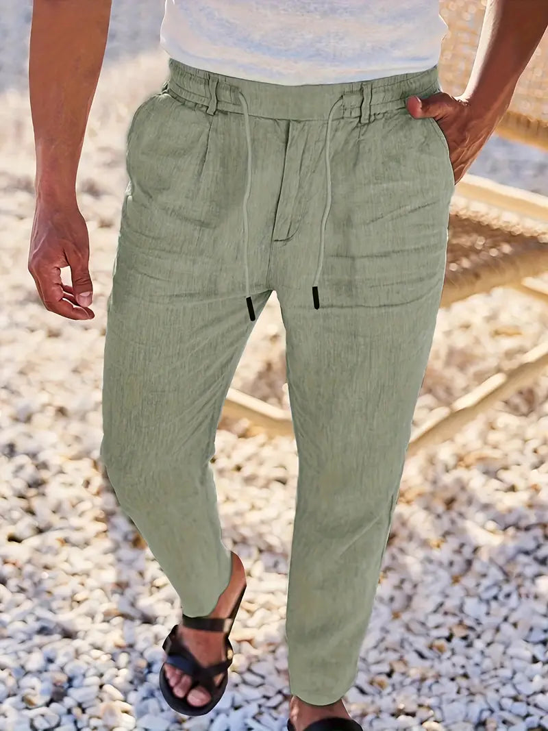 Relaxed Linen Summer Pants