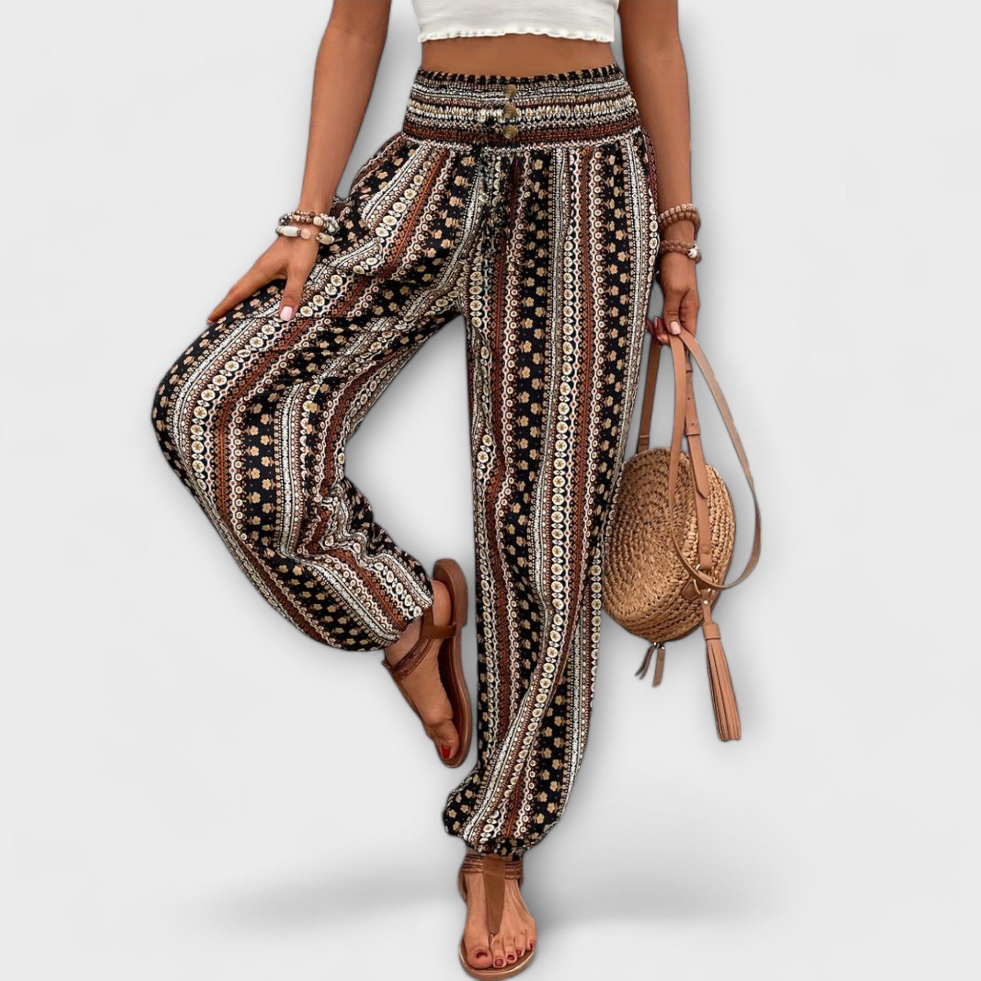 Boho Tribal Print Pants
