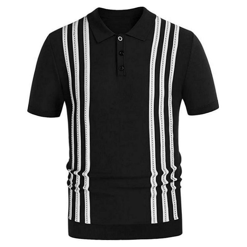 Casual Striped Polo