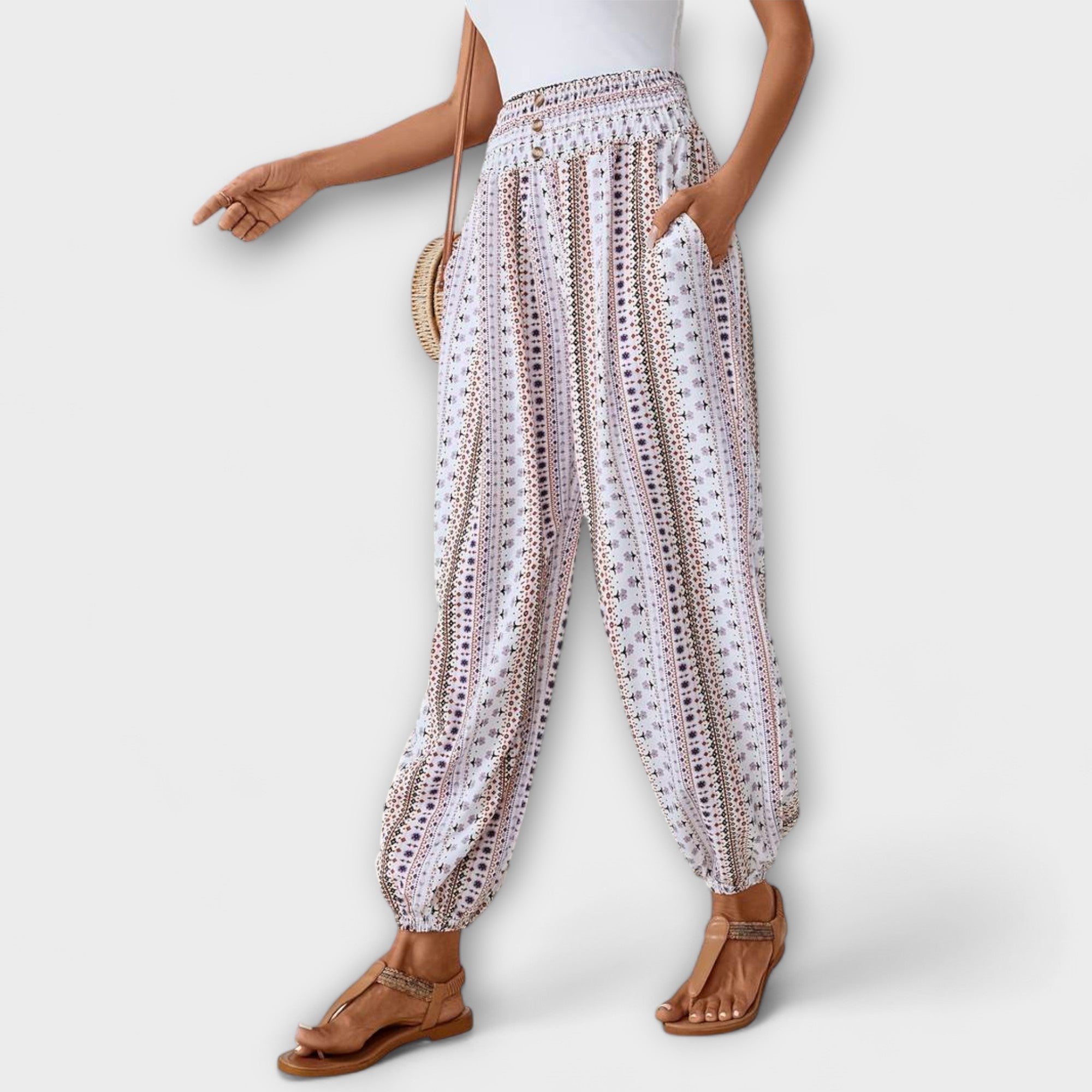 Boho Tribal Print Pants