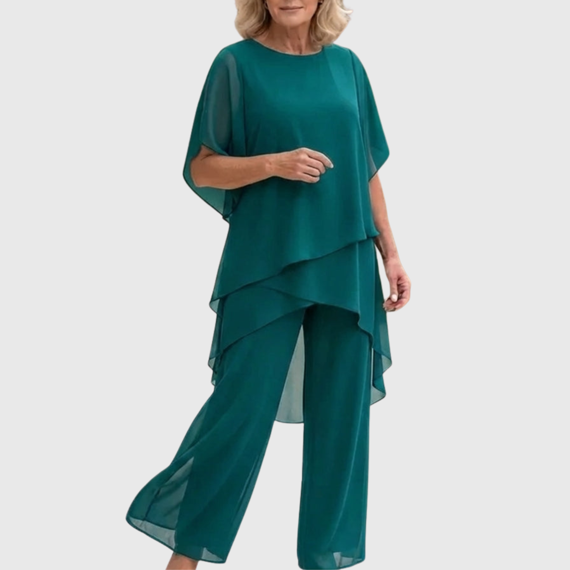Draped Two-Piece Set