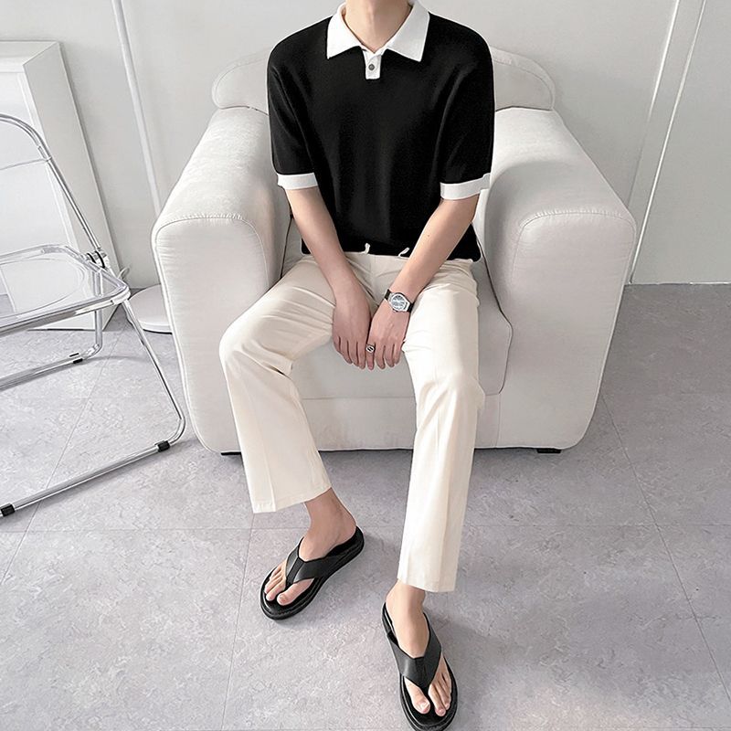 Wide Sleeve Polo for Men