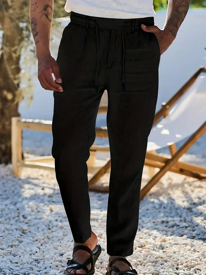 Relaxed Linen Summer Pants