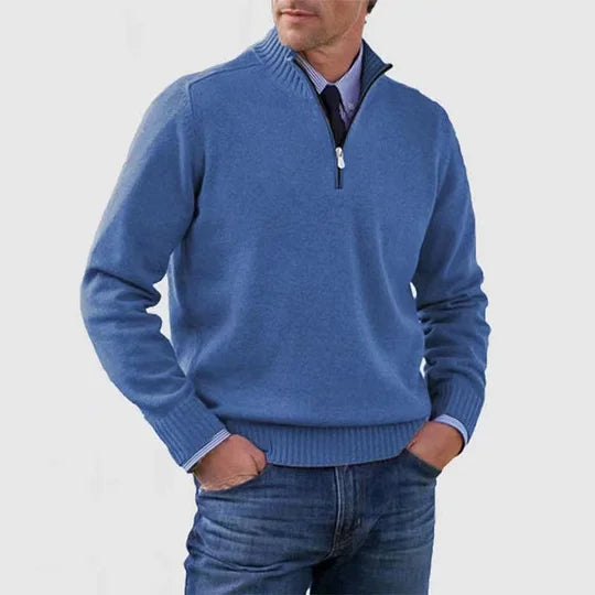 Timeless Zip-Up Knit