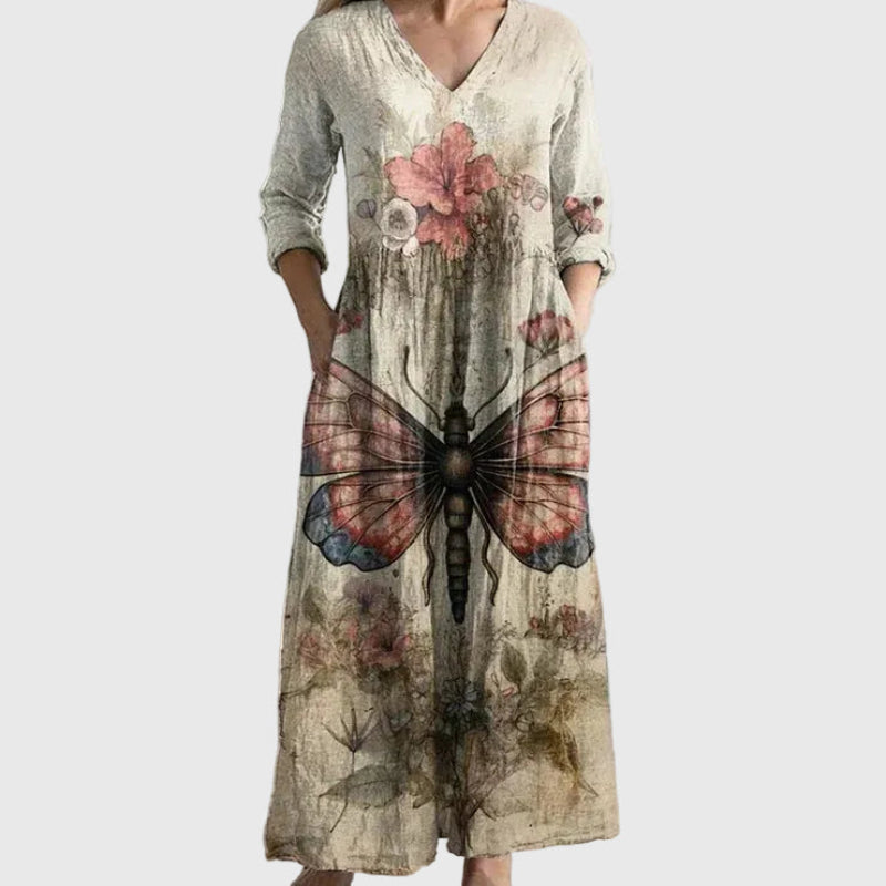 Boho Patchwork Maxi Dress