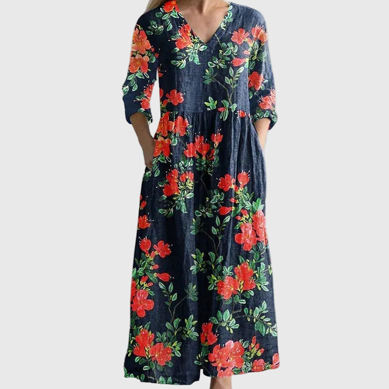 Boho Patchwork Maxi Dress