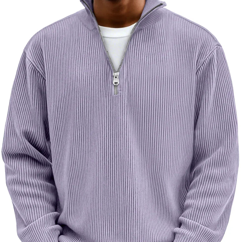 Textured Zip Knit