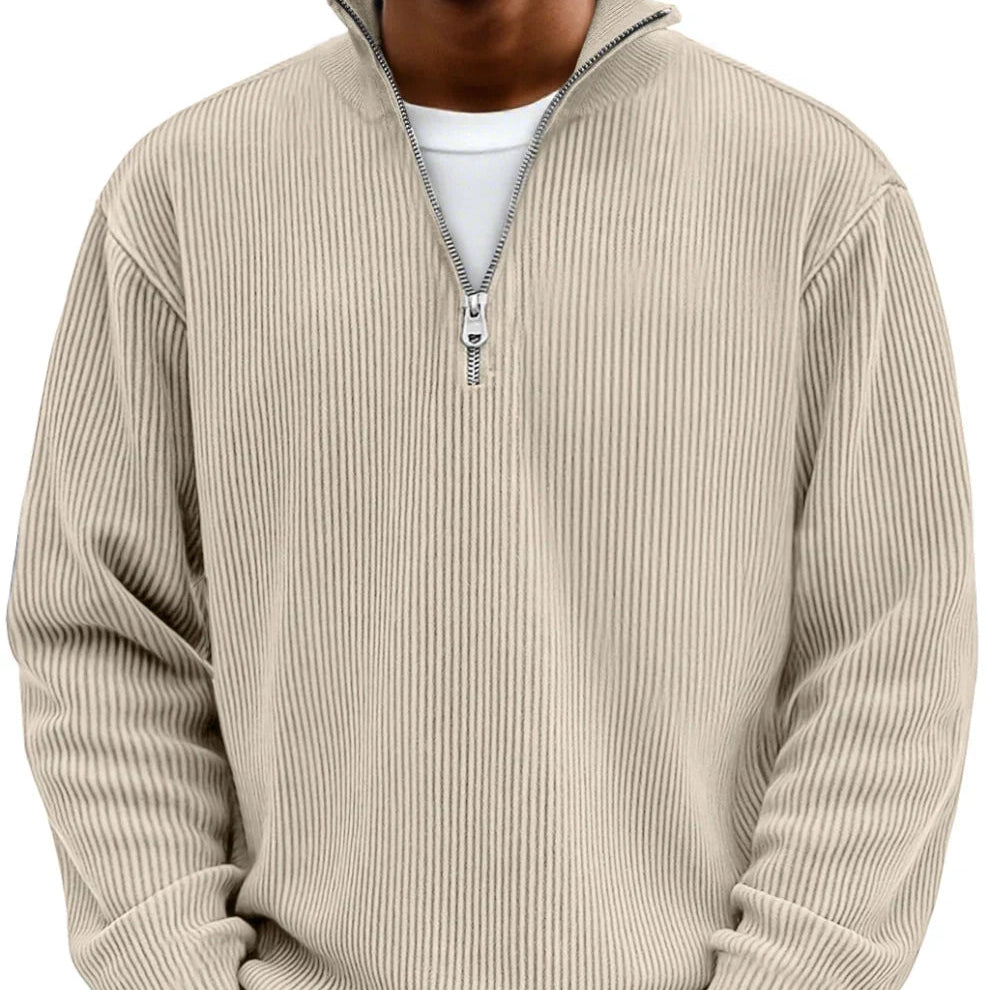 Textured Zip Knit