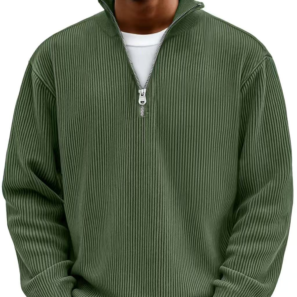 Modern Half-Zip Knit Sweater