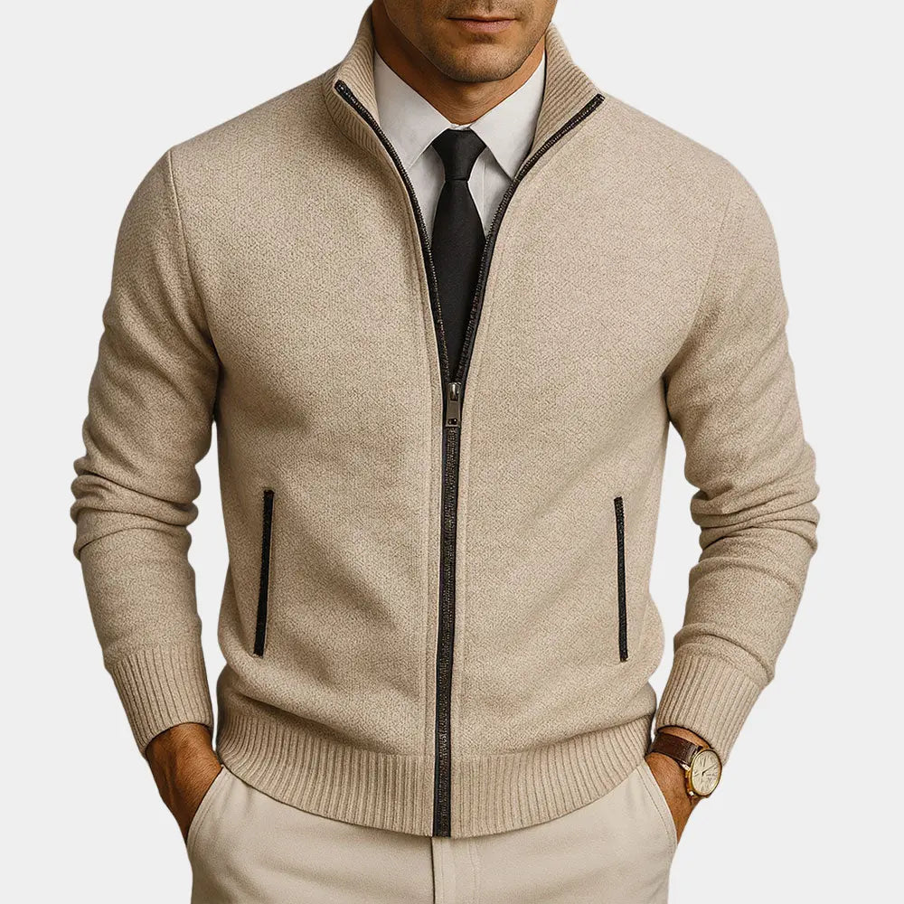 Classic Tailored Knit Cardigan