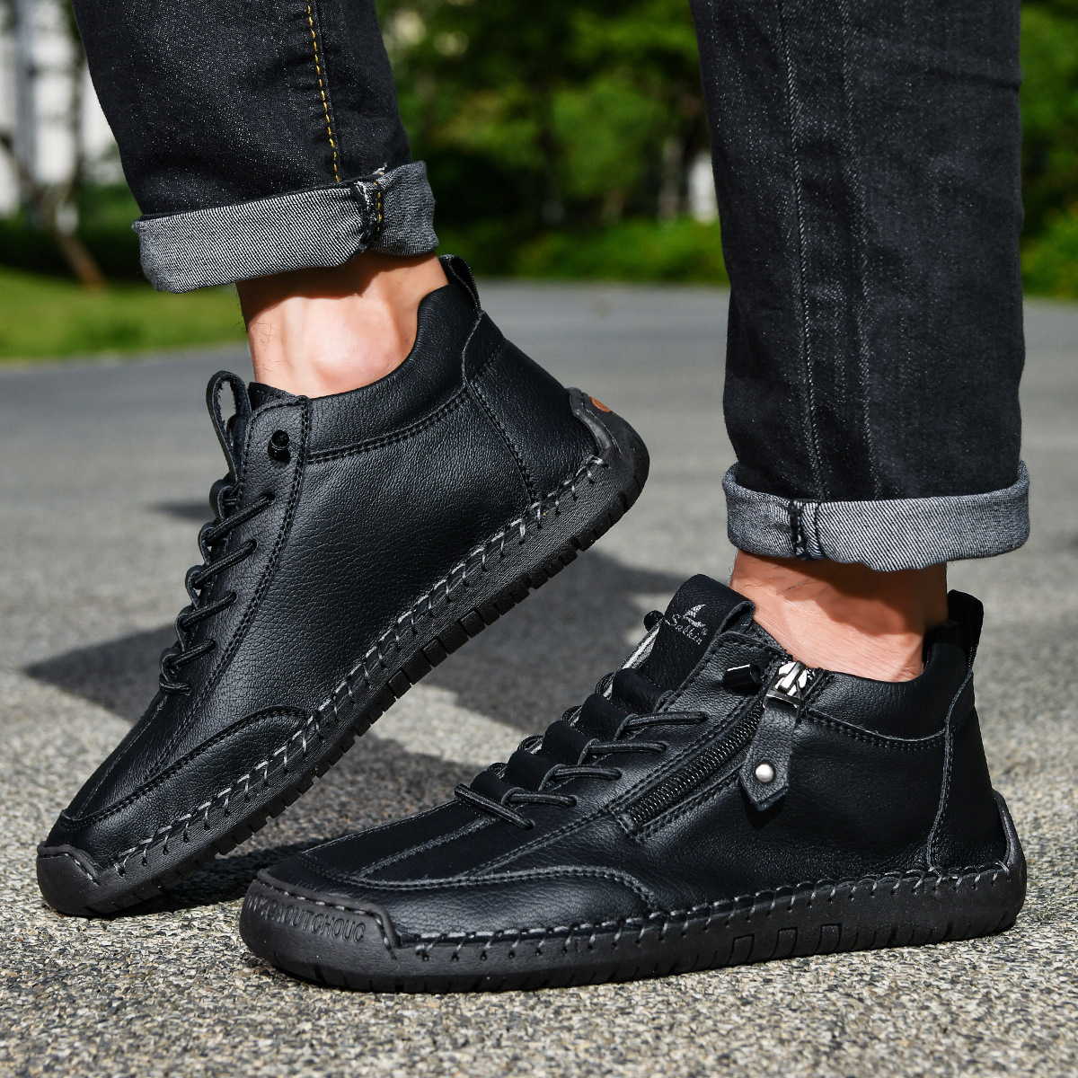 Nubuck Comfort Ankle Shoes
