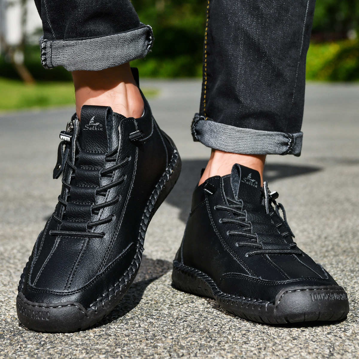 Nubuck Comfort Ankle Shoes