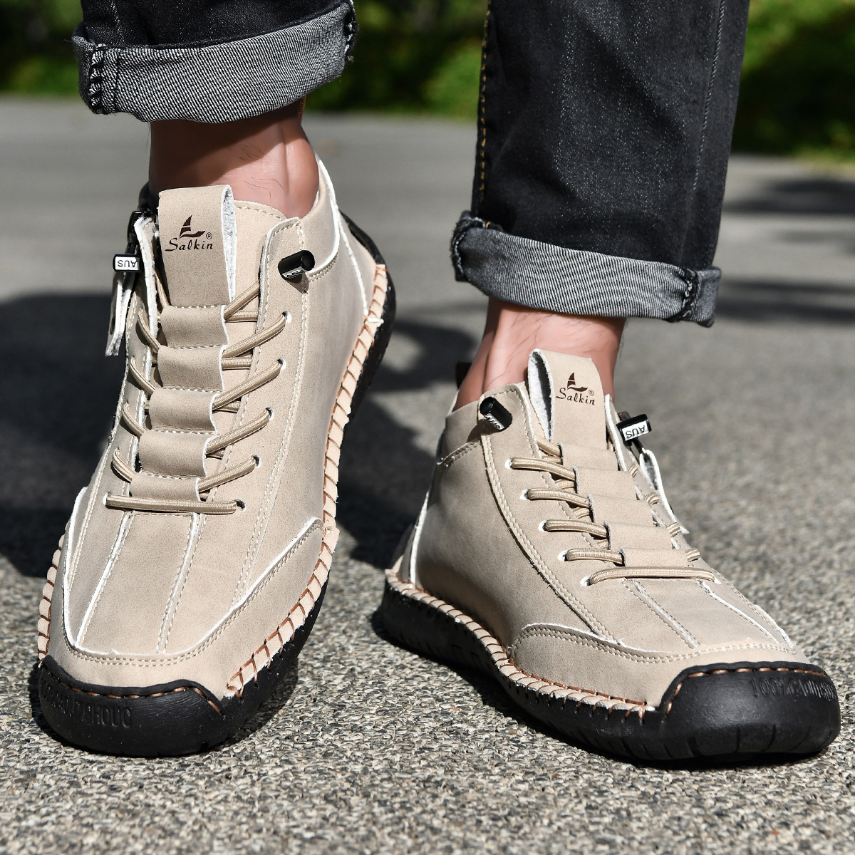 Nubuck Comfort Ankle Shoes