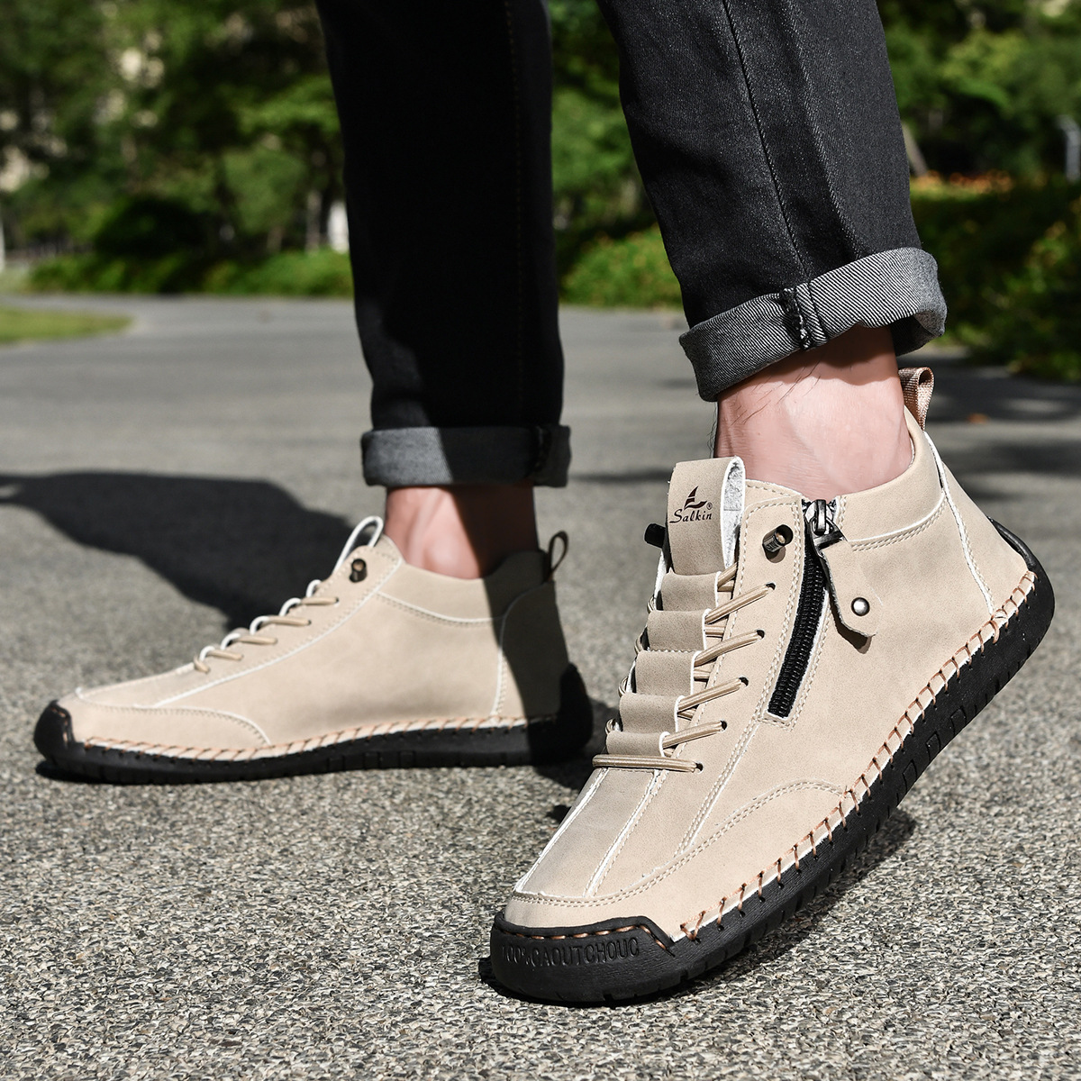 Nubuck Comfort Ankle Shoes
