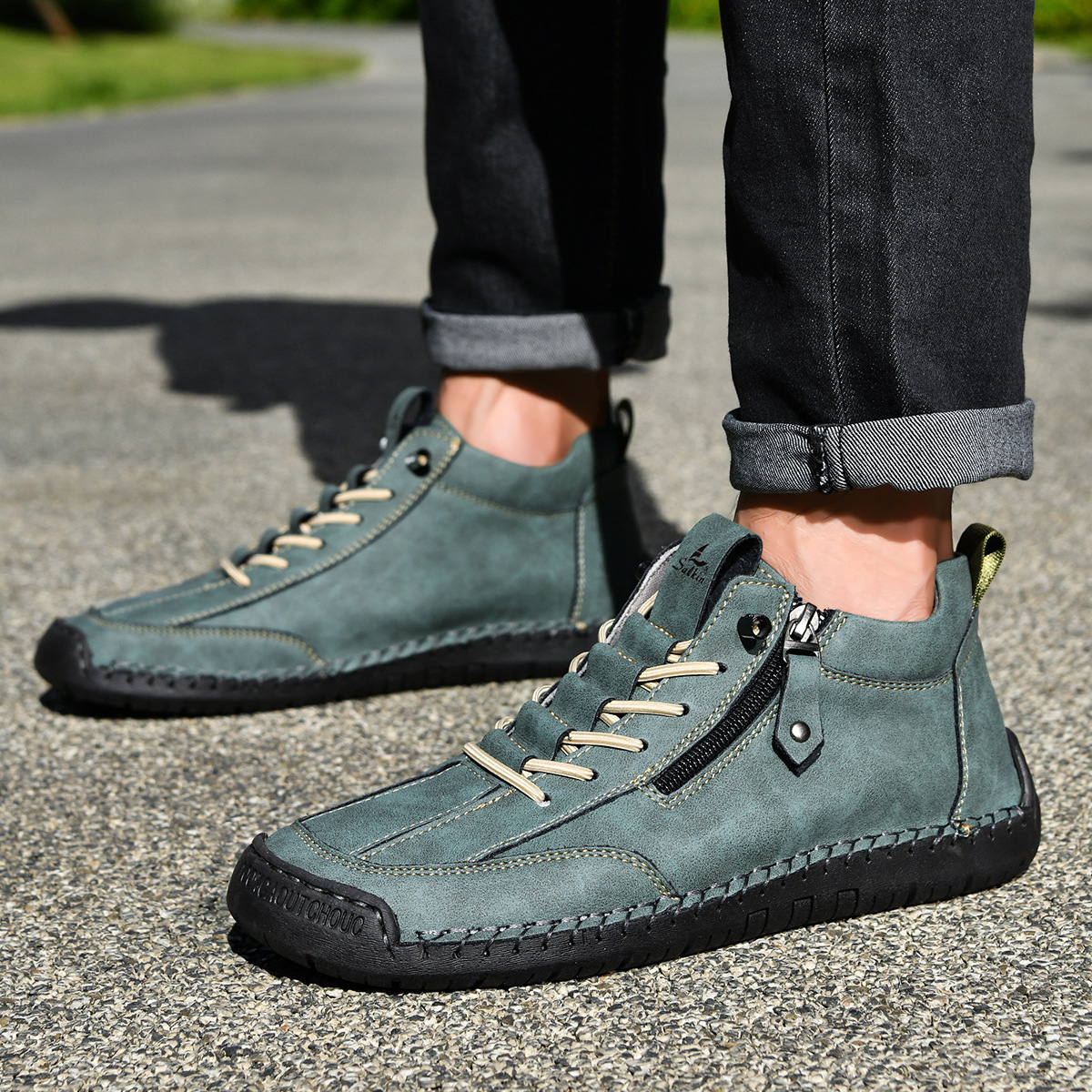 Nubuck Comfort Ankle Shoes