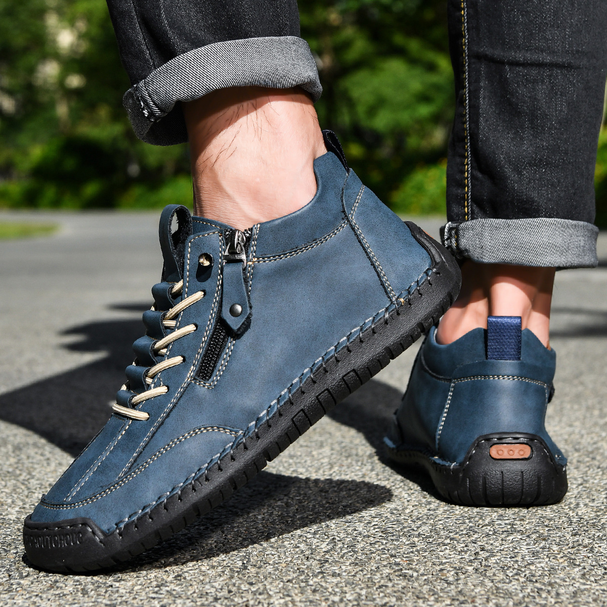 Nubuck Comfort Ankle Shoes