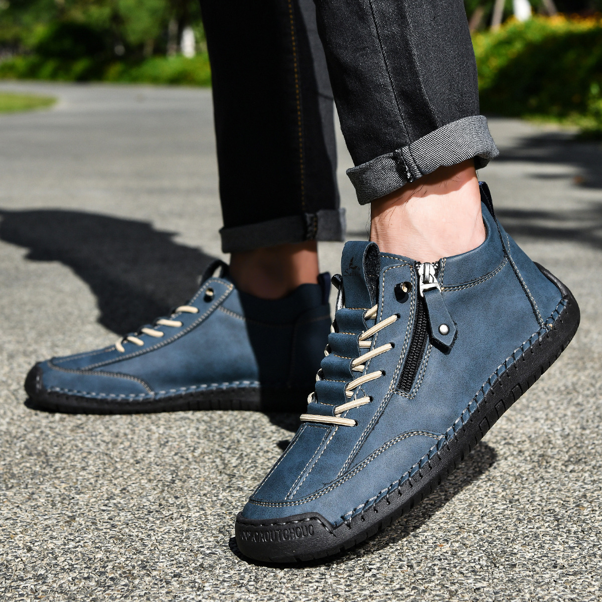 Nubuck Comfort Ankle Shoes