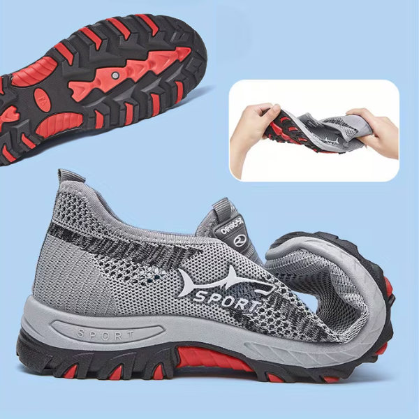 Lightweight Knit Slip-On Sneakers