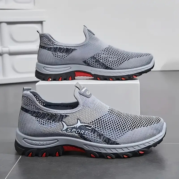 Lightweight Knit Slip-On Sneakers