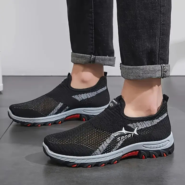 Lightweight Knit Slip-On Sneakers