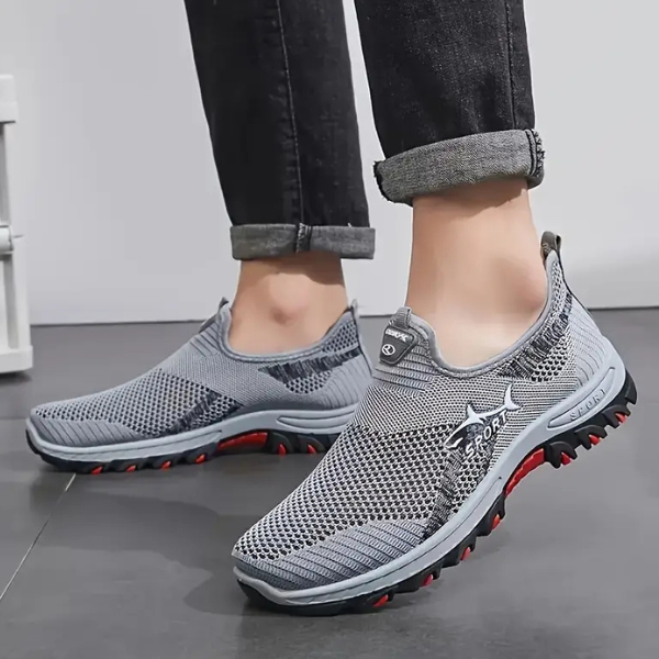 Lightweight Knit Slip-On Sneakers