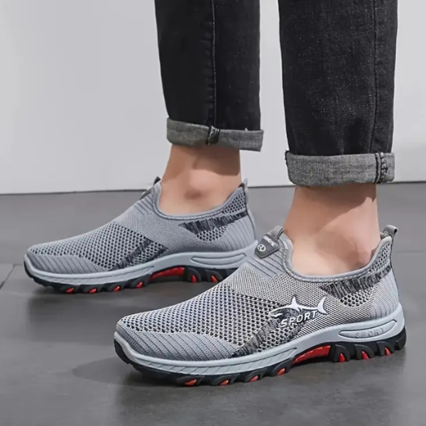 Lightweight Knit Slip-On Sneakers