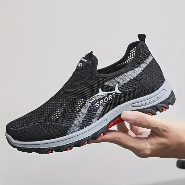 Lightweight Knit Slip-On Sneakers