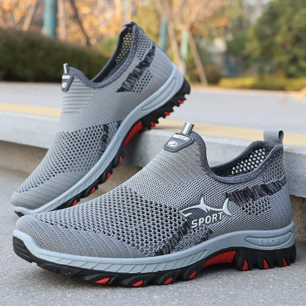 Lightweight Knit Slip-On Sneakers
