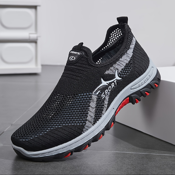 Lightweight Knit Slip-On Sneakers