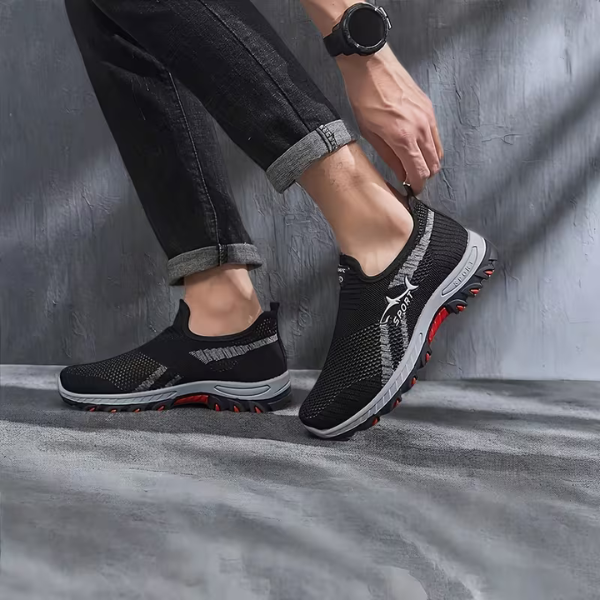 Lightweight Knit Slip-On Sneakers