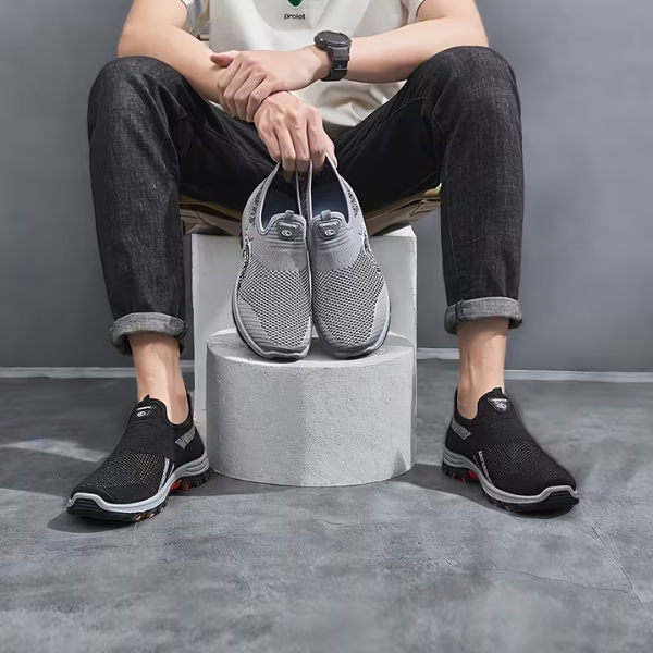 Lightweight Knit Slip-On Sneakers