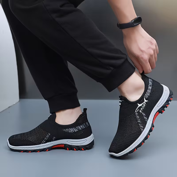 Lightweight Knit Slip-On Sneakers