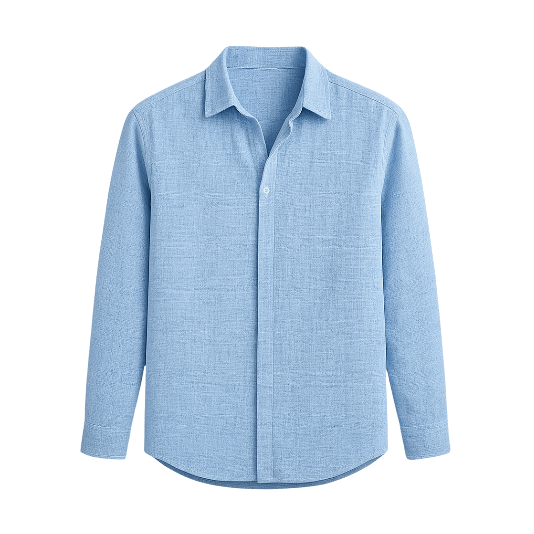 Breathable Linen Blend Shirt