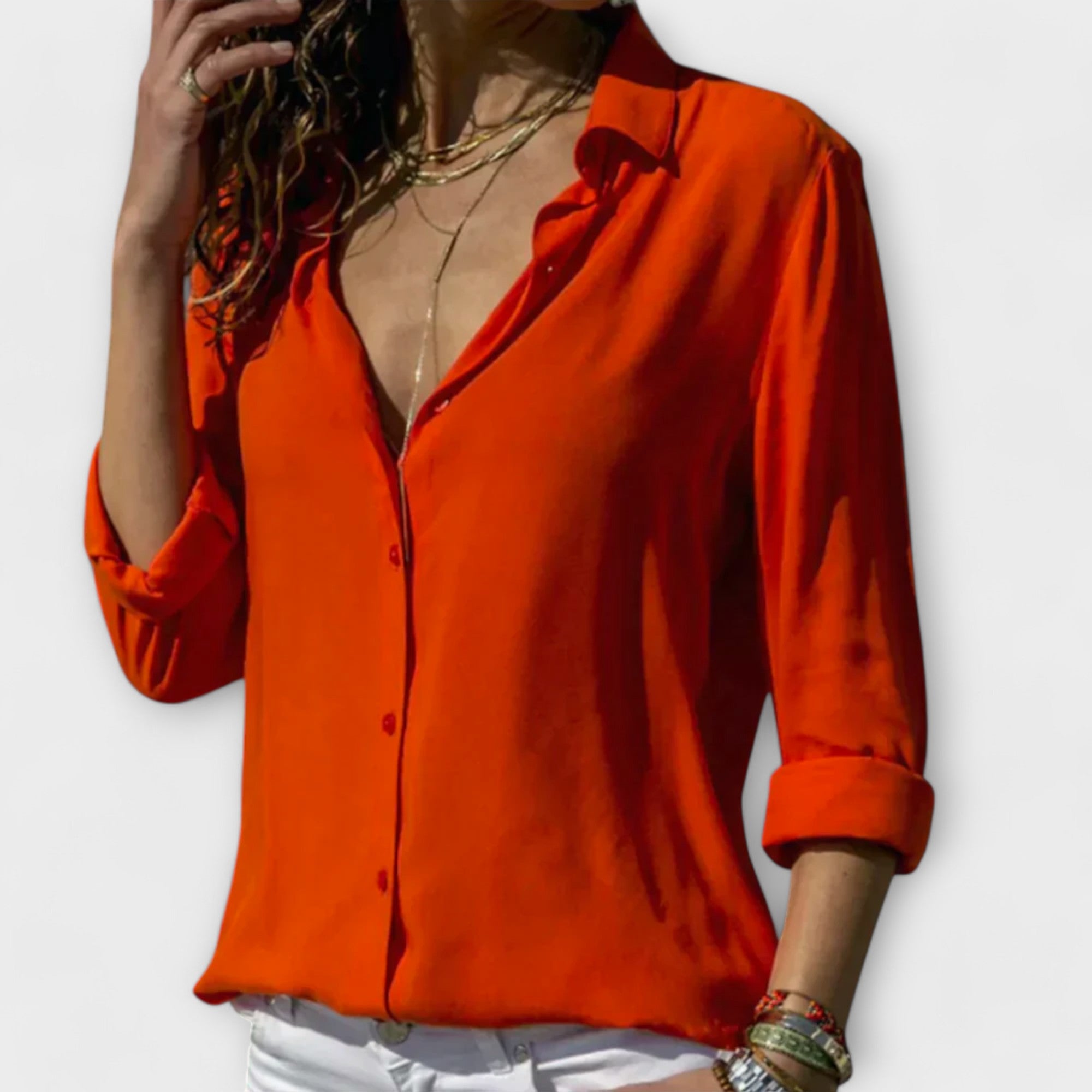 SilkTouch Satin Blouse