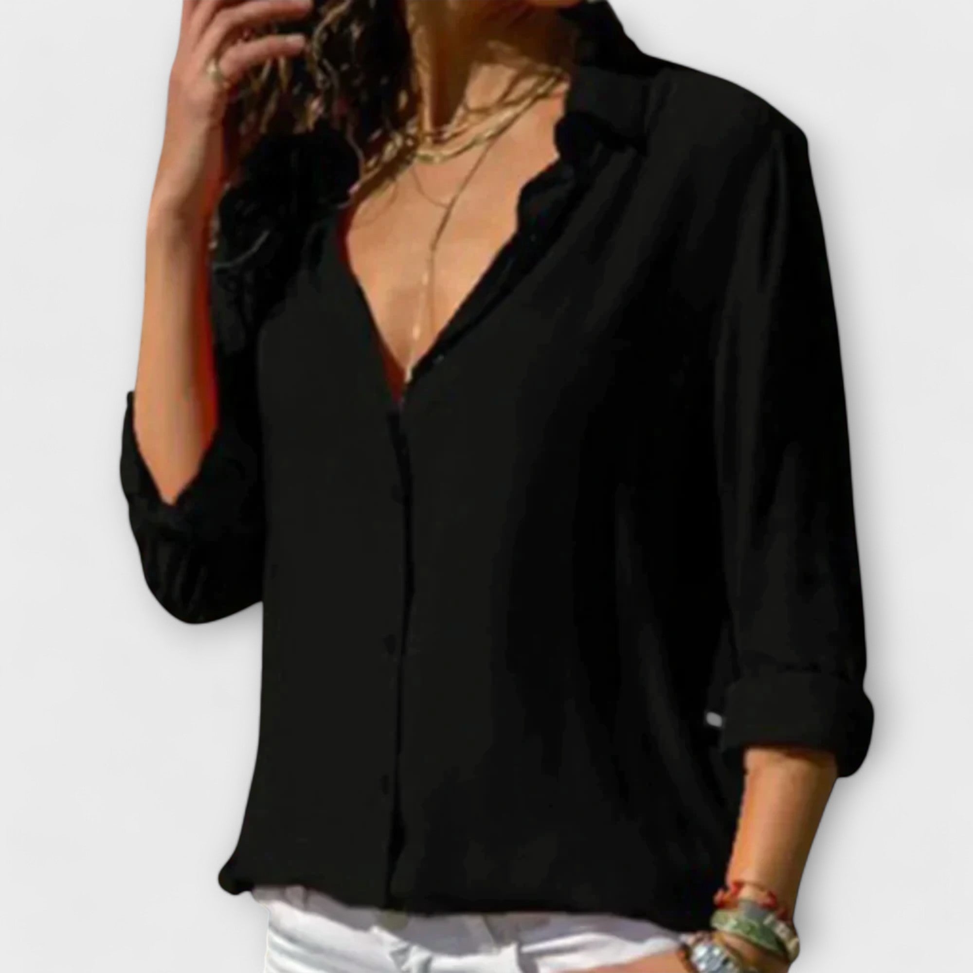 SilkTouch Satin Blouse