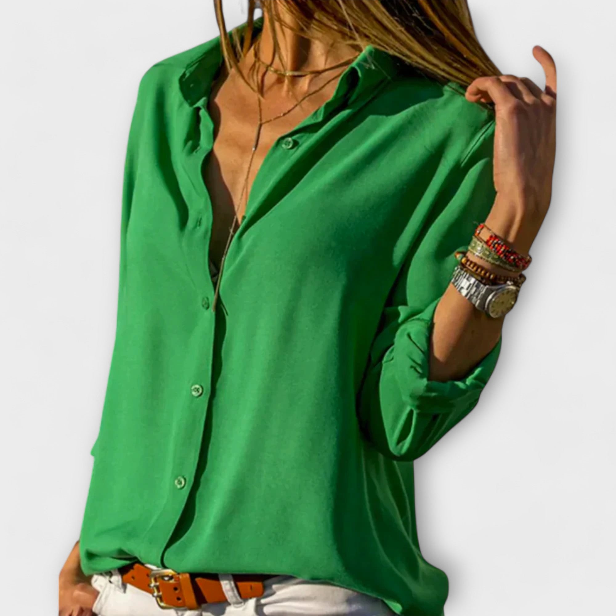 SilkTouch Satin Blouse