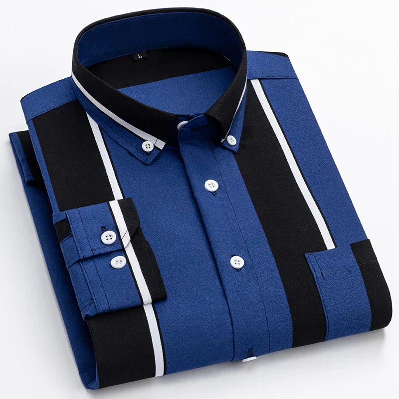 Bold Stripe Cotton Shirt