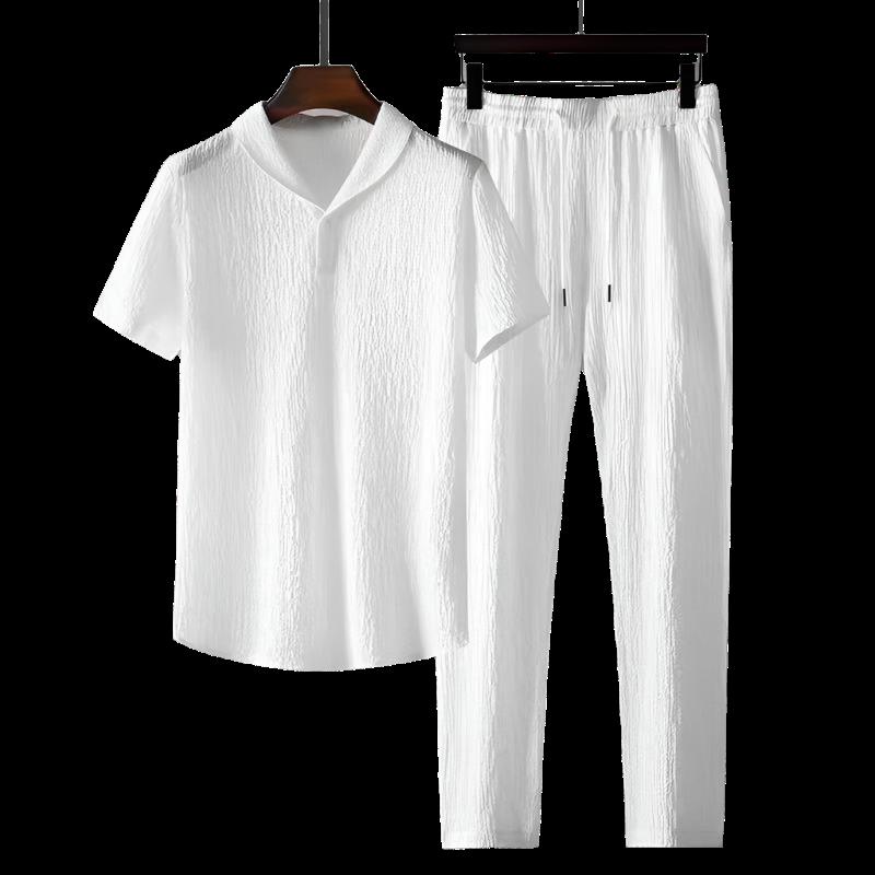 Cotton polo and pants