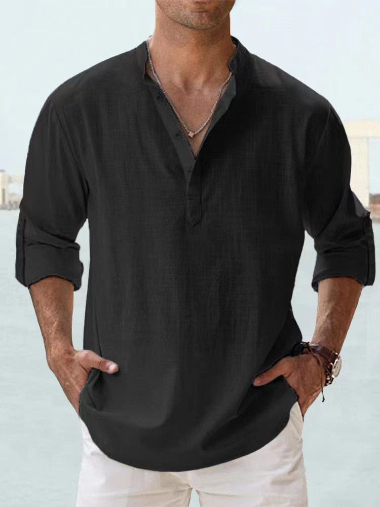 Classic Pure Linen Shirt