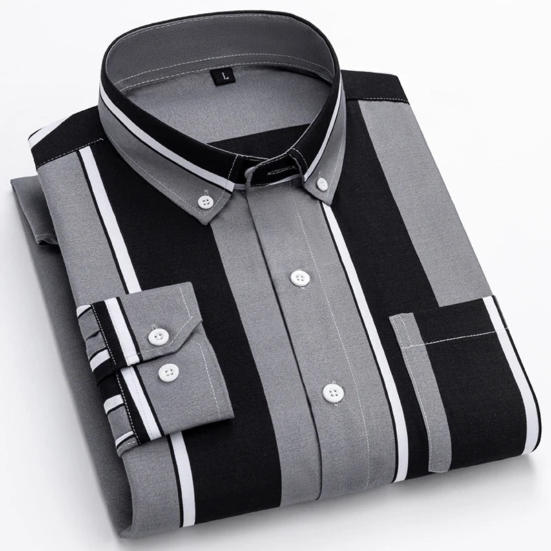 Bold Stripe Cotton Shirt
